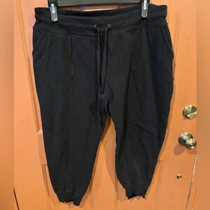 DKNY Sport Women's Black Jogger Pants Elastic Waist XL